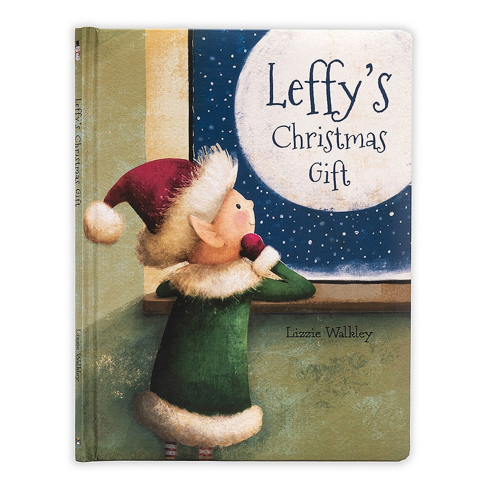 Libro de Jellycat El regalo de Navidad de Leffy 29 cm