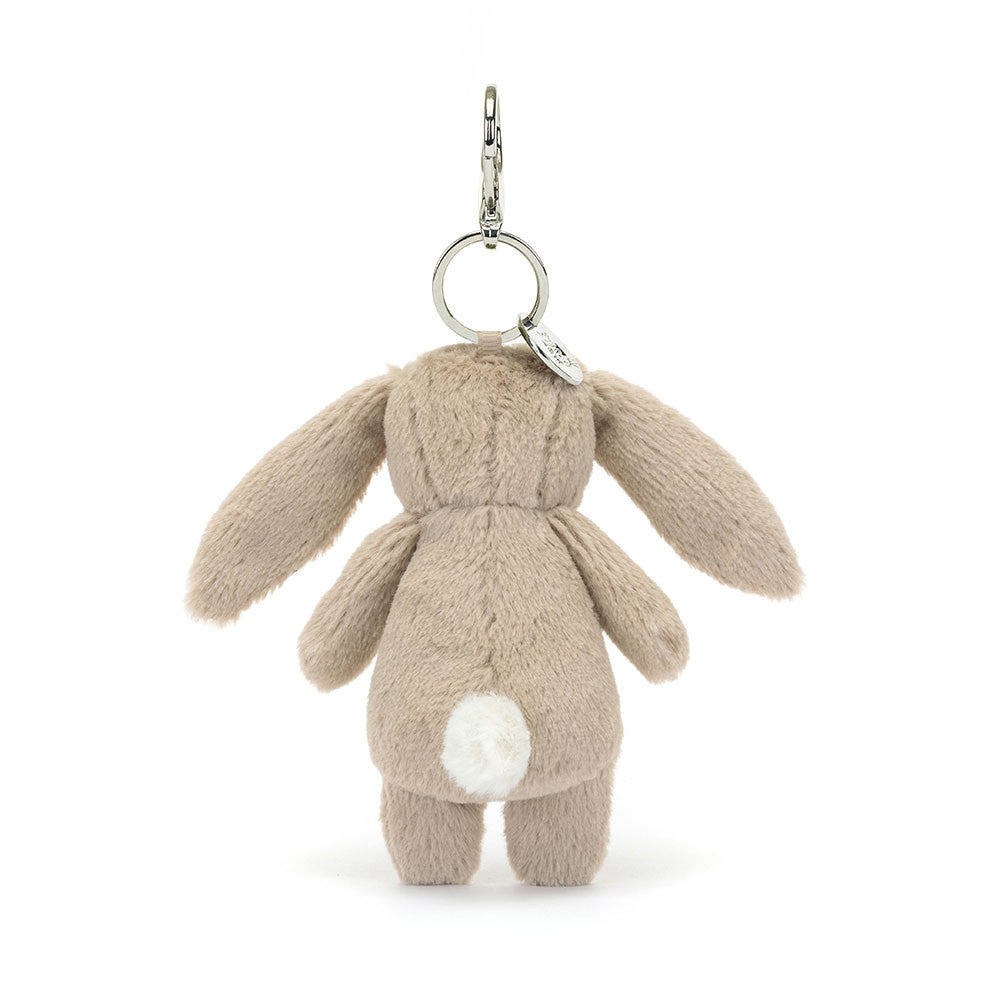 Breloque de sac lapin beige Blossom