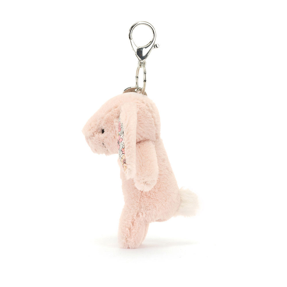 Bijou de sac lapin fard à joues fleuri