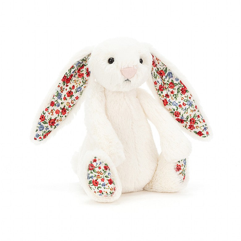 Jellycat Bashful Bunny Blossom Cream Pequeño (Small) 18cm