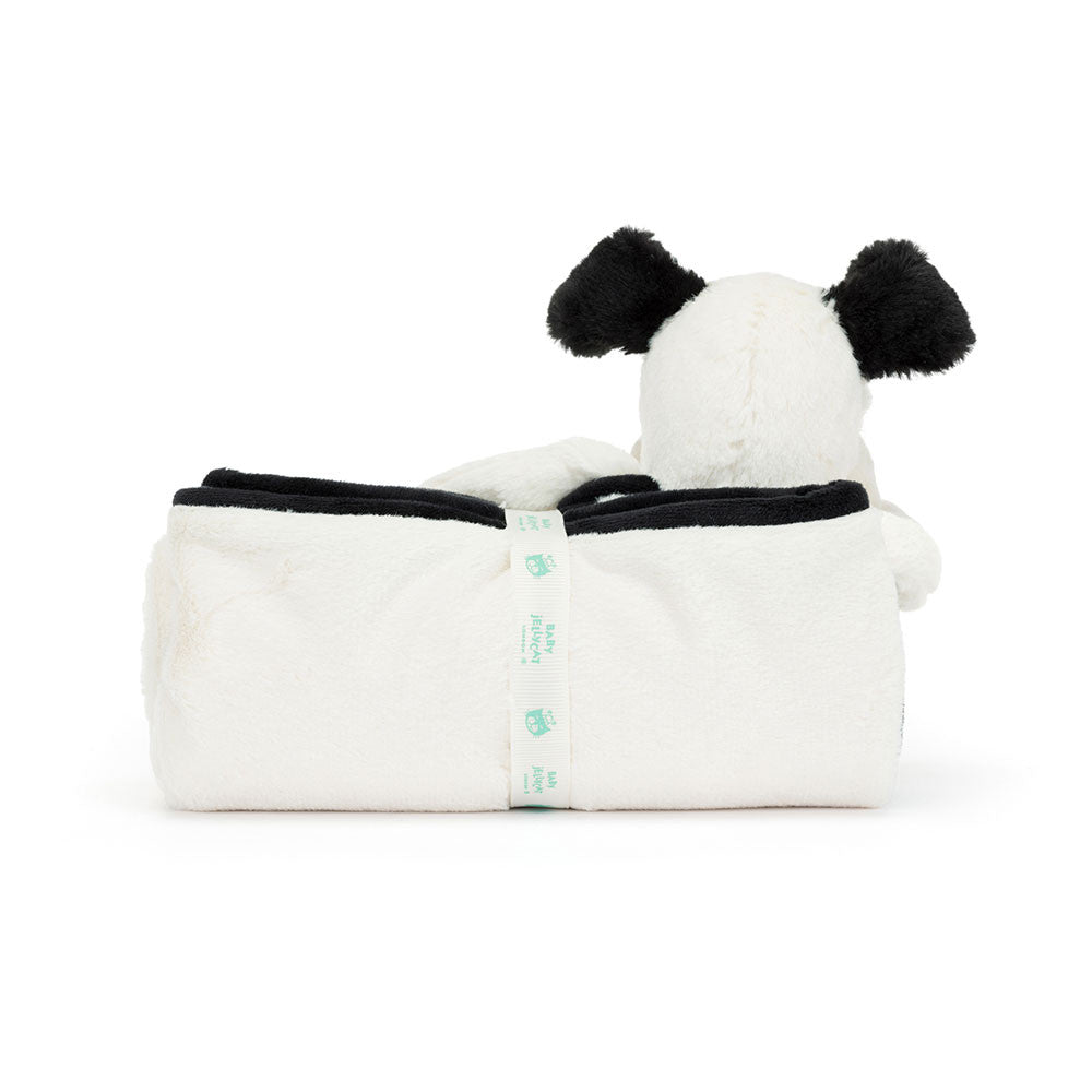 Doudou Jellycat Bashful Chiot Noir & Crème 56 cm