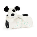 Doudou Jellycat Bashful Chiot Noir & Crème 56 cm