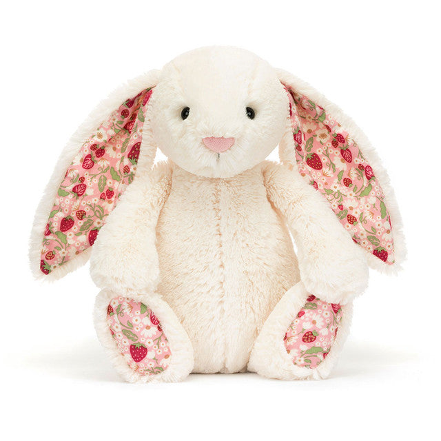 Conejo Blossom Cream 'Berry' Mediano JELLYCAT