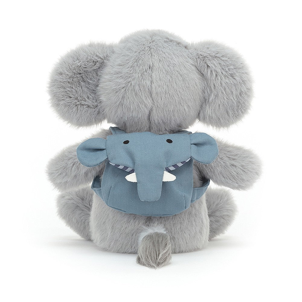 Mochila de elefante Jellycat 22 cm