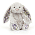 Doudou Lapin Blossom Argent 'Bloom' Original Jellycat (Moyen) 31 cm