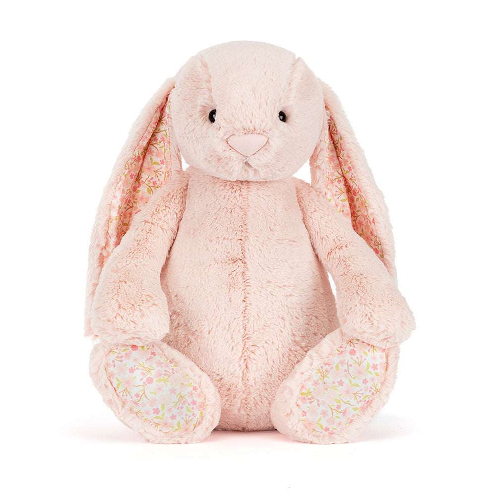 Lapin Blossom Blush Jellycat 'Cherry' Très grand (Huge) 51 cm