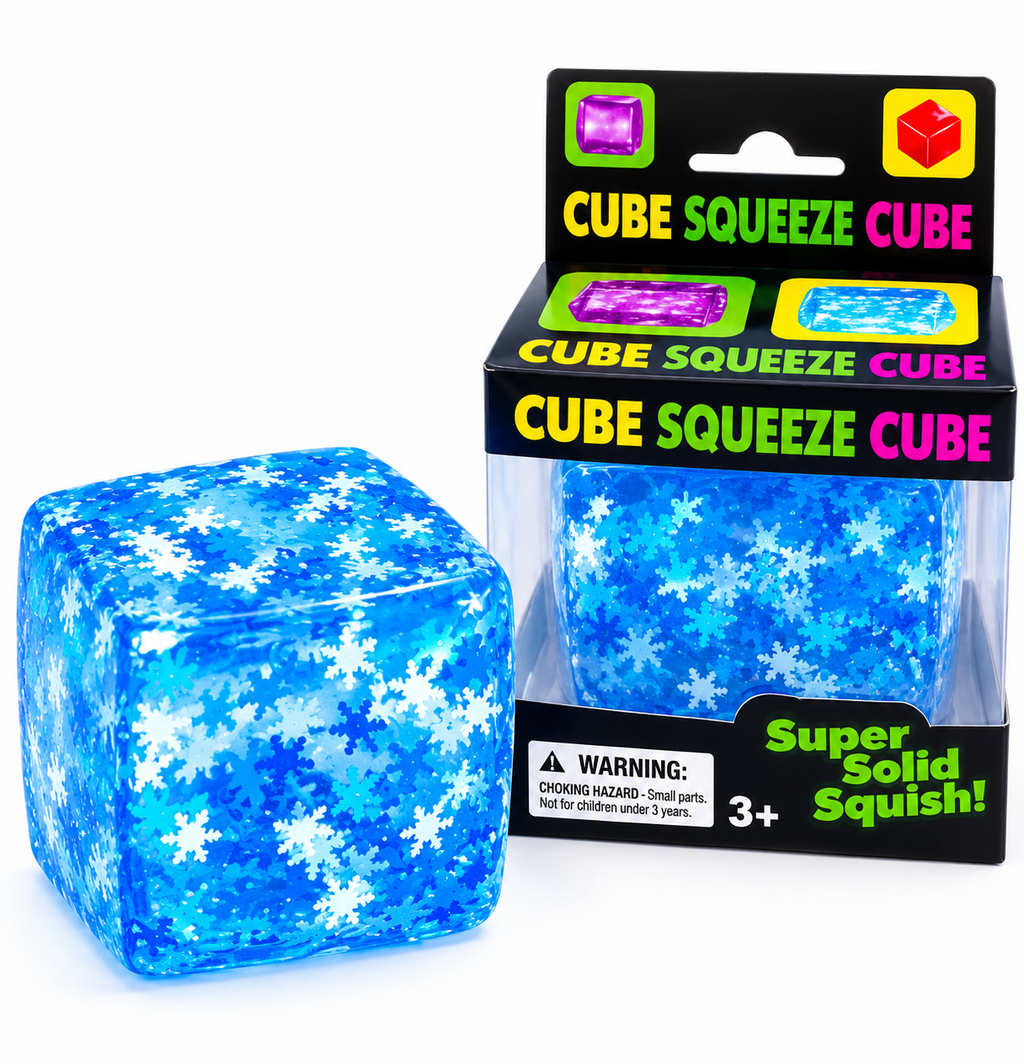Jelly Cube Squishy - Snowflake