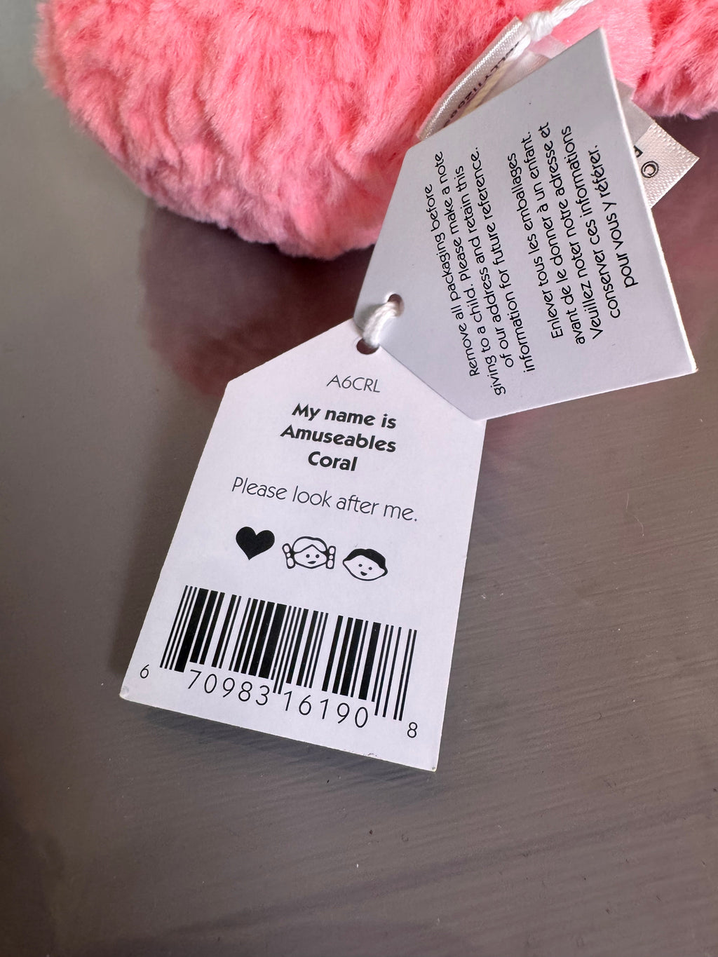 Jellycat Amuseable Coral