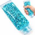 Coconut Oil Squeeze Squishy Tube - Blue Glitter Stars