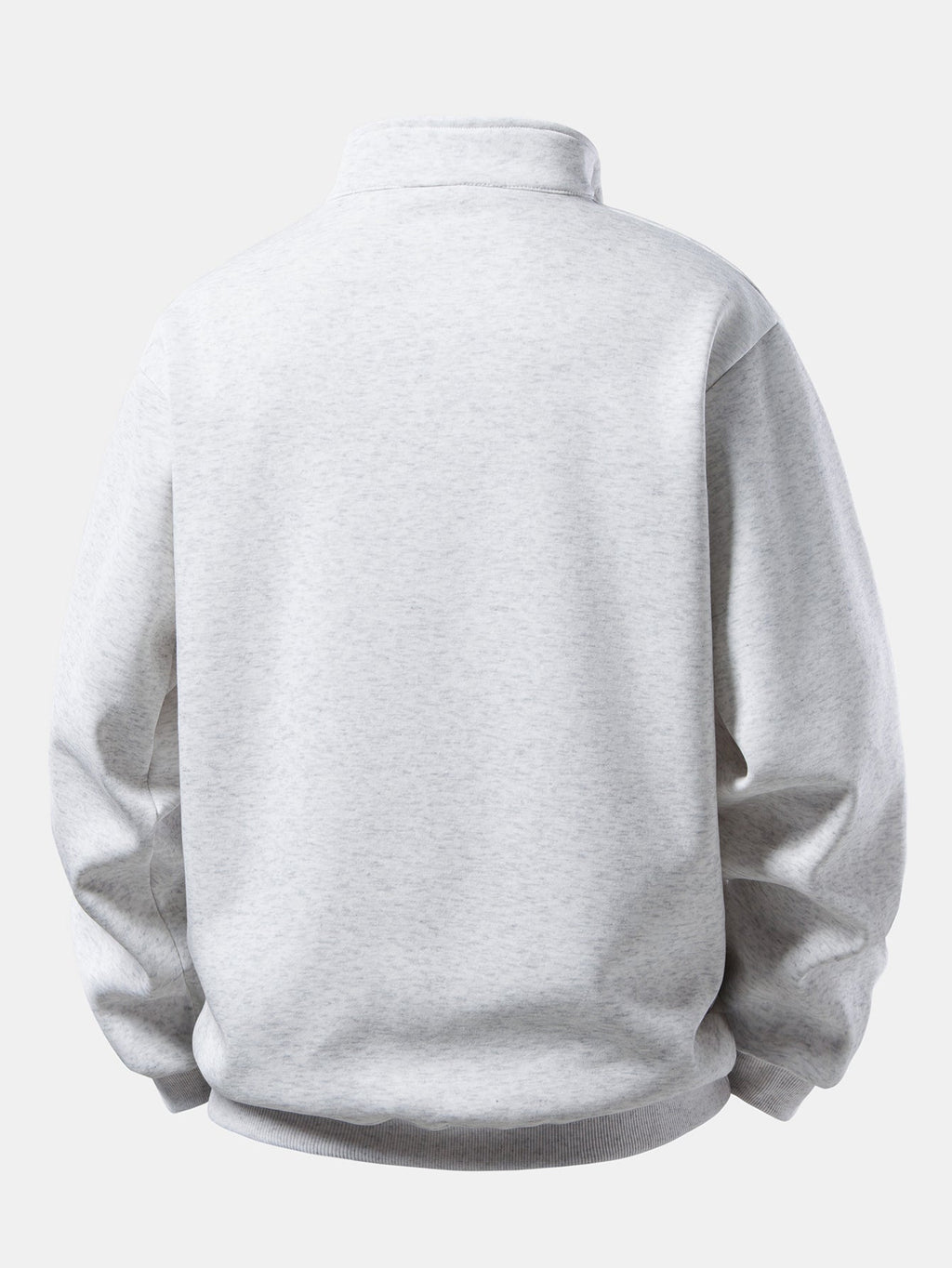 Relax Fit Milano Print Quarter Zip Sweatshirt