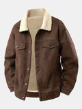 Teddy Lined Suede Jacket