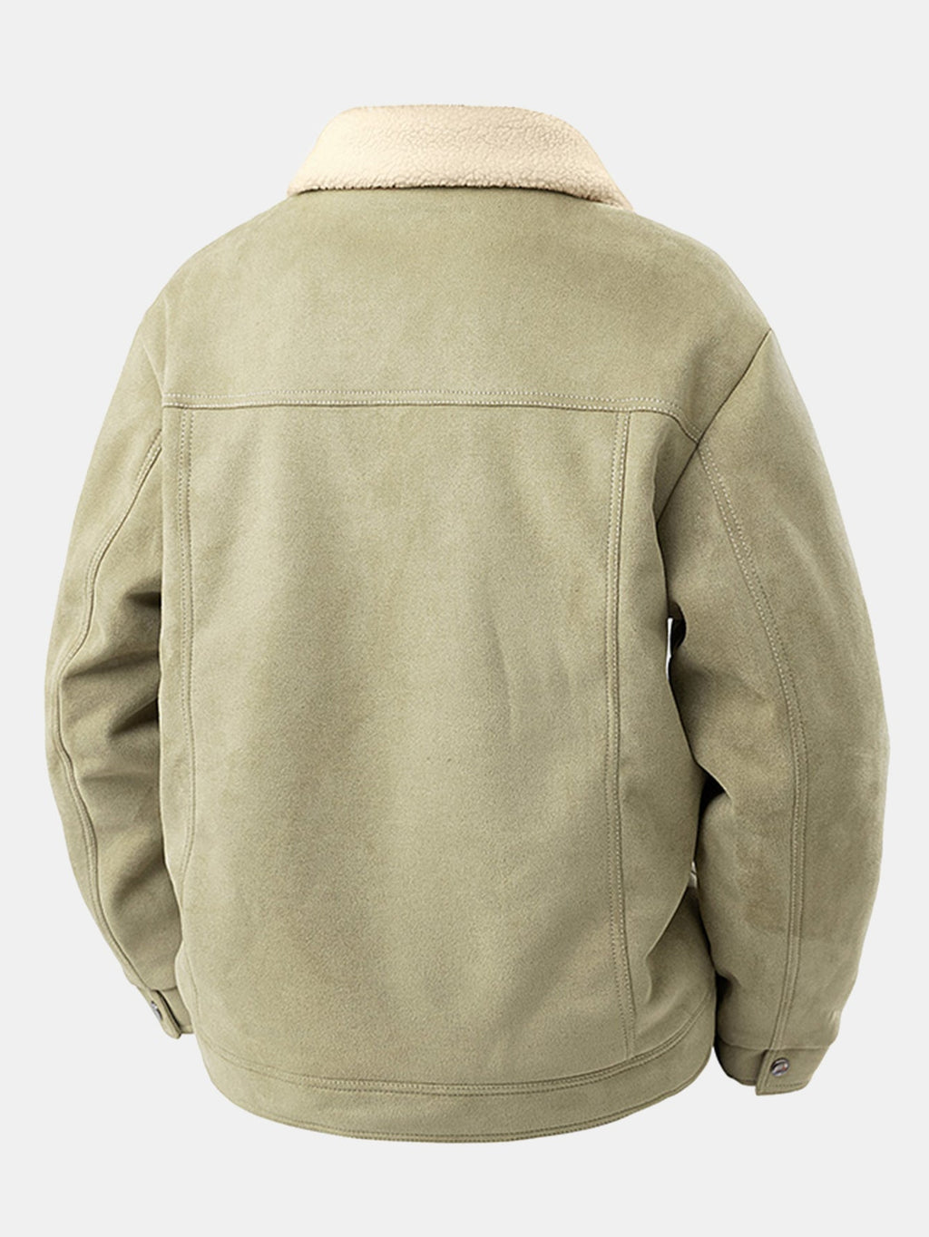 Teddy Lined Suede Jacket