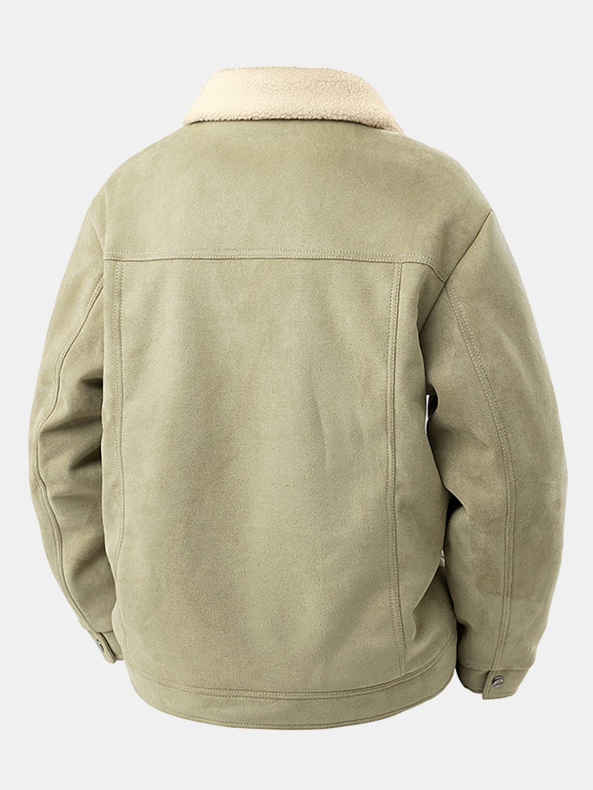 Teddy Lined Suede Jacket