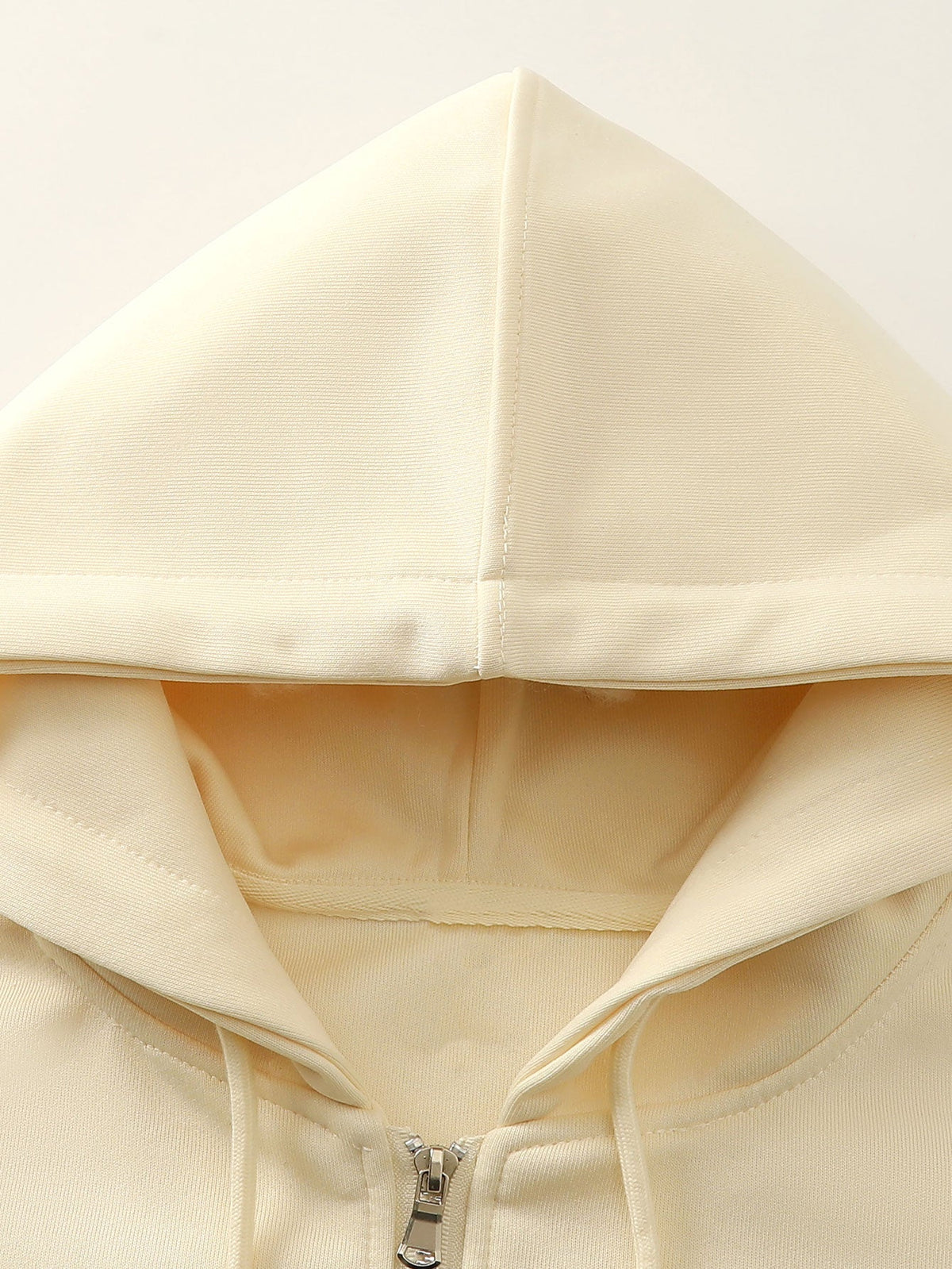 Relaxed Fit Zip Up Hoodie