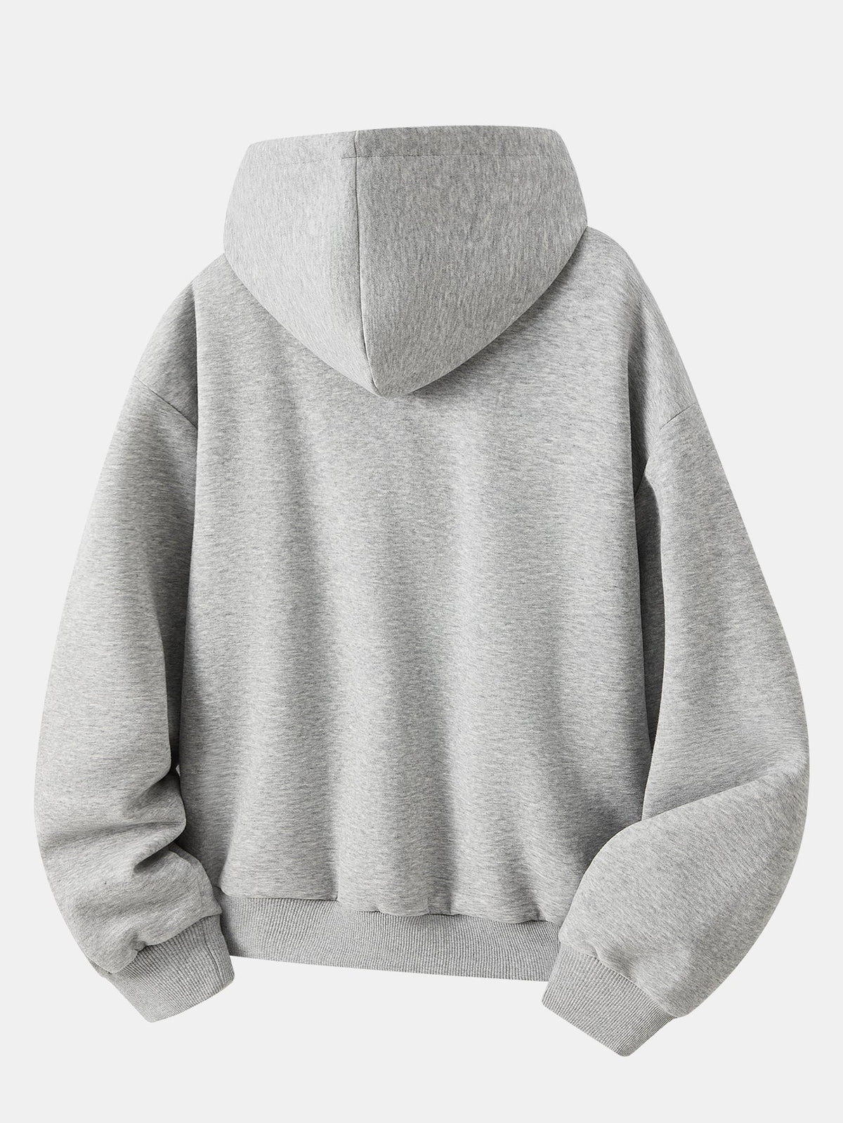 Sudadera con capucha, ajuste holgado y forro de leopardo reversible