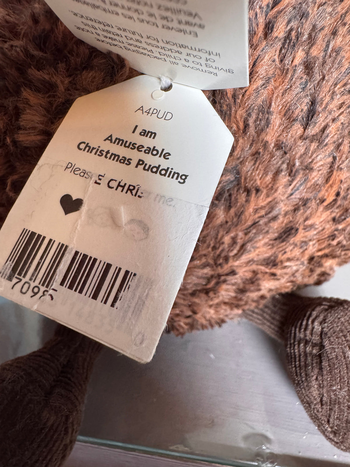 Jellycat Amuseable Christmas Pudding