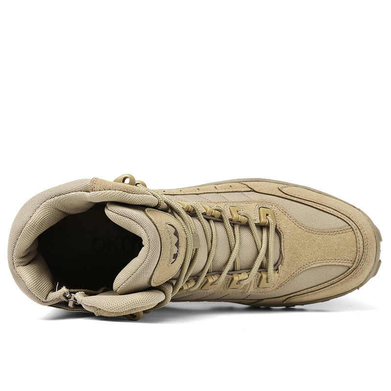 Men’s Military Training Boots – Durable Outdoor Hiking Shoes
