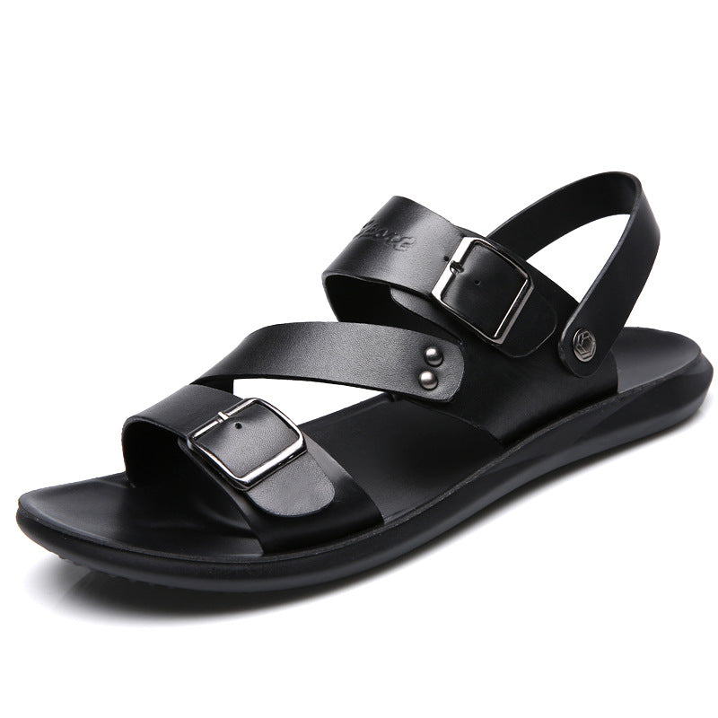 Men’s Large Size Dual-Use Cool Beach Sandals – Comfortable and Breathable