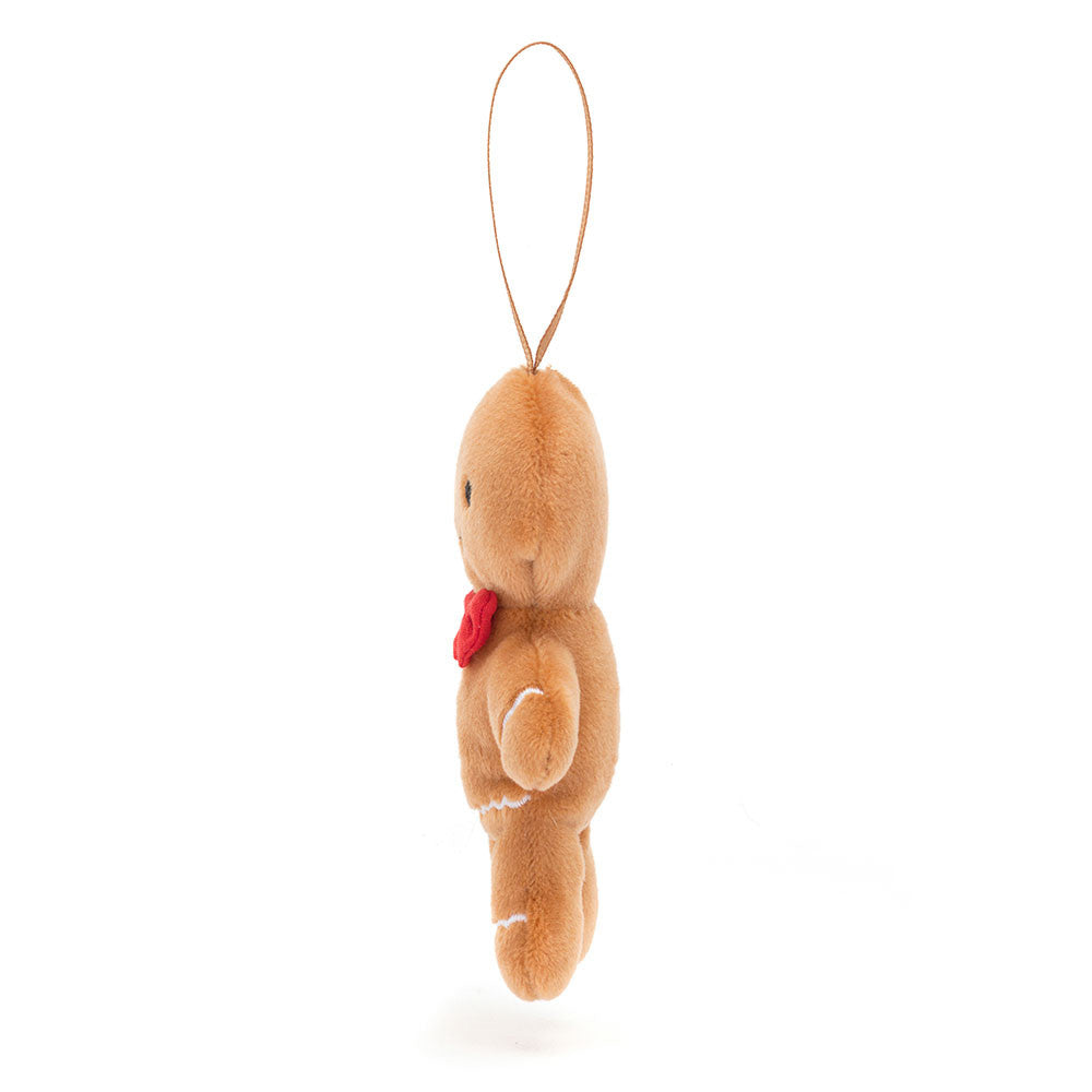 Jellycat Festive Folly Pain d'épices Fred de Noël 10 cm