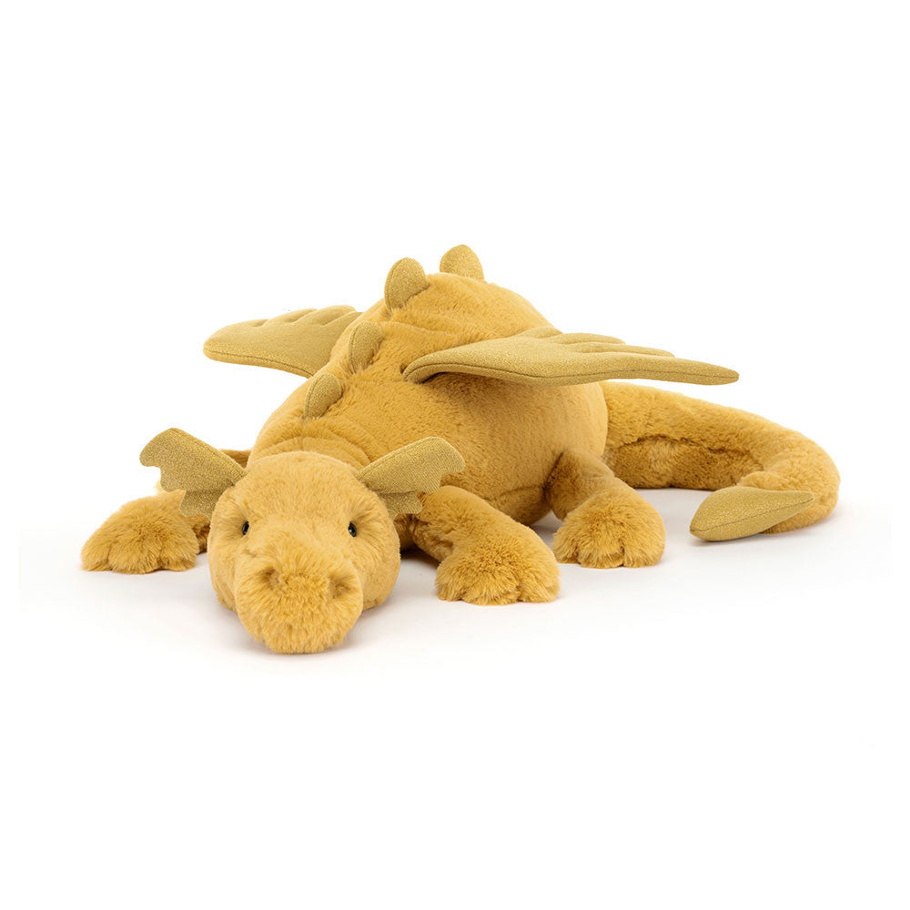 Dragon doré Jellycat géant 66 cm