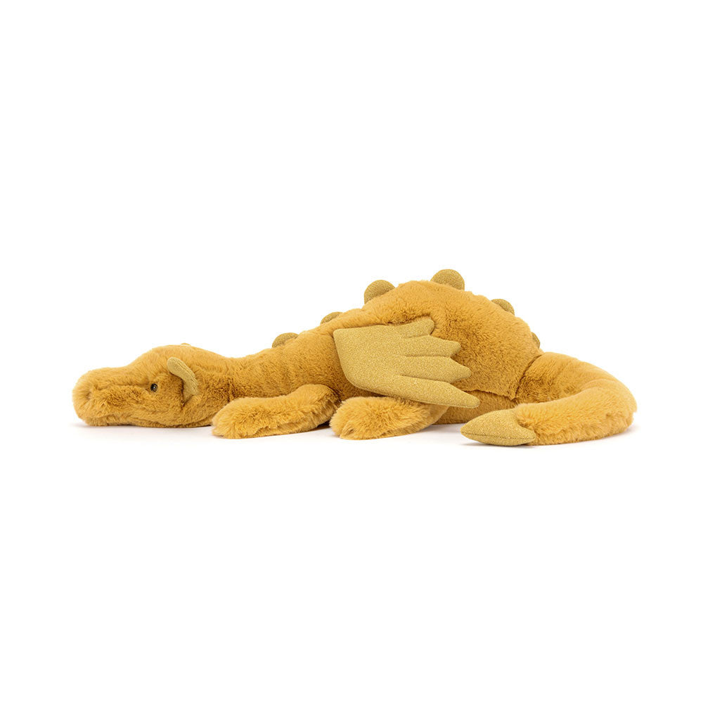Dragon doré Jellycat, grand modèle 50 cm