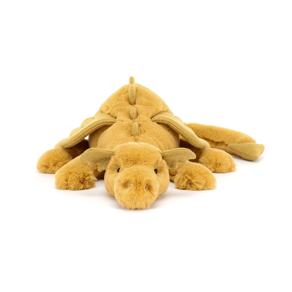 Dragon doré Jellycat, grand modèle 50 cm