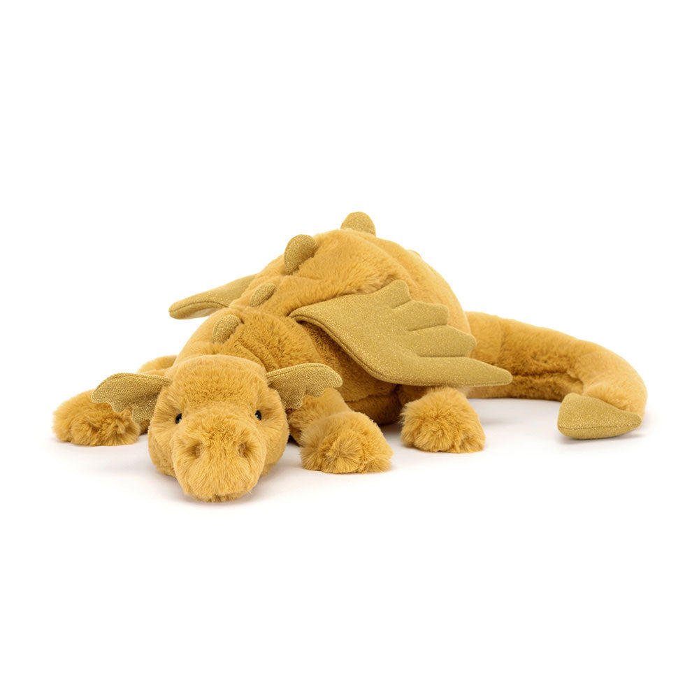 Dragon doré Jellycat, grand modèle 50 cm