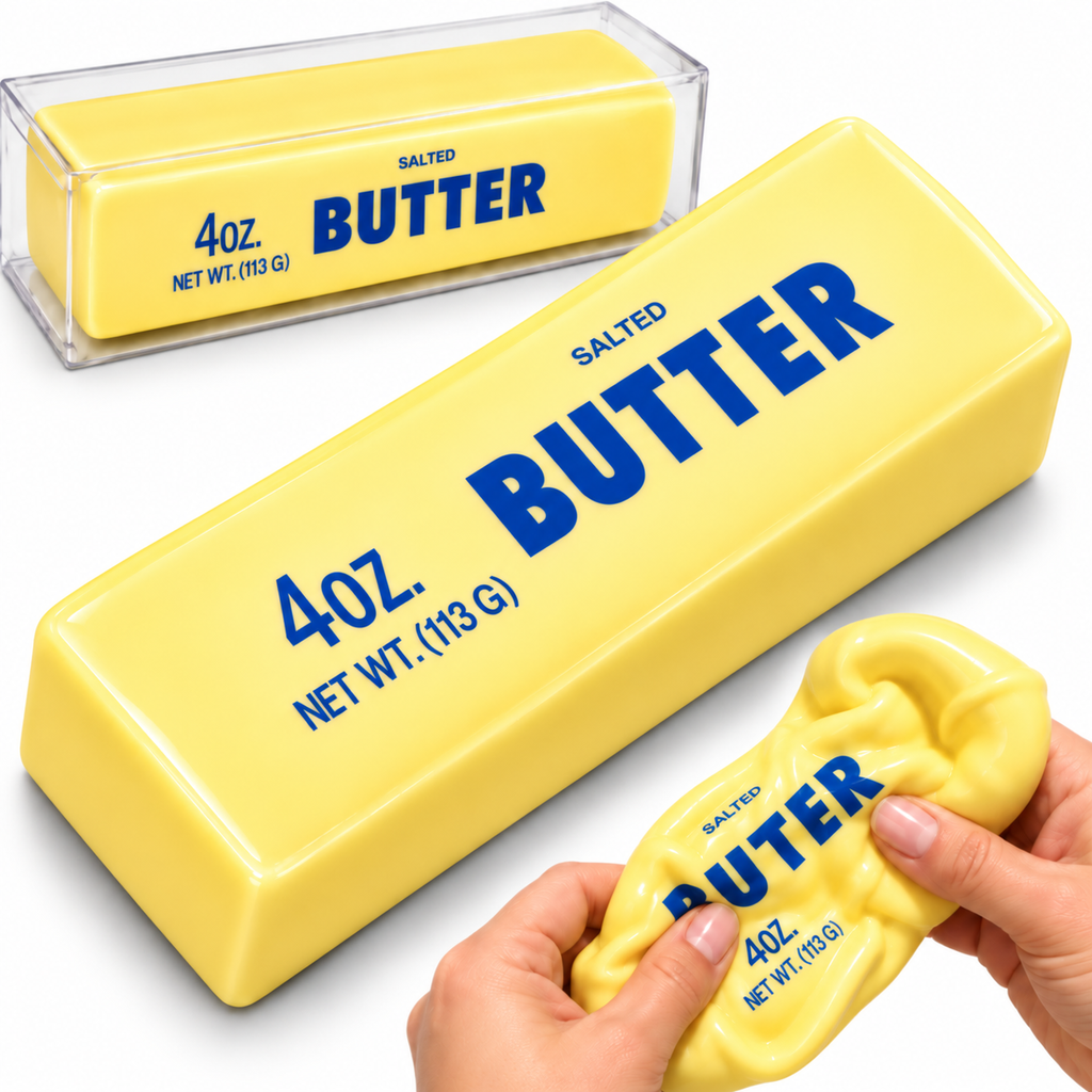 Crunchy Butter Squishy - Yellow