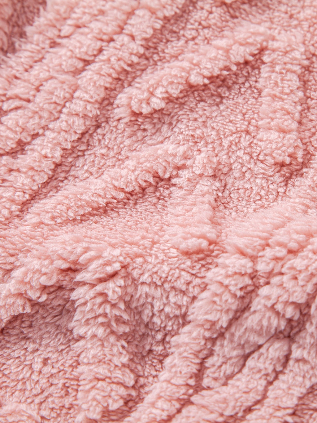 Sweat à capuche en sherpa jacquard géométrique