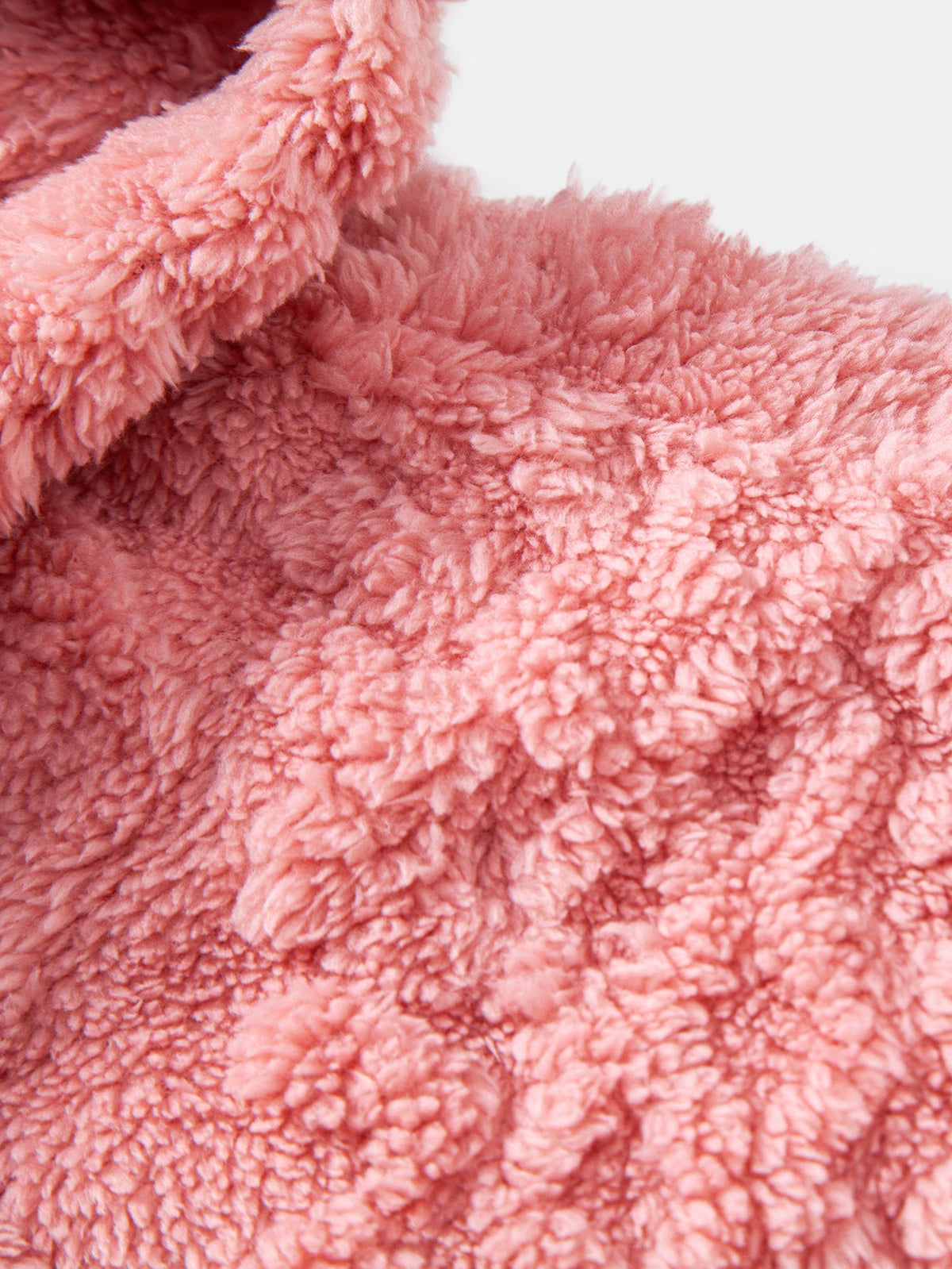 Sudadera con capucha Teddy de jacquard geométrico