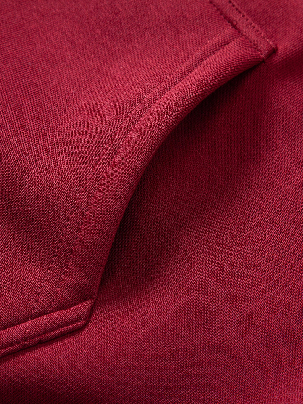 Sudadera básica con cremallera y forro de felpa suave