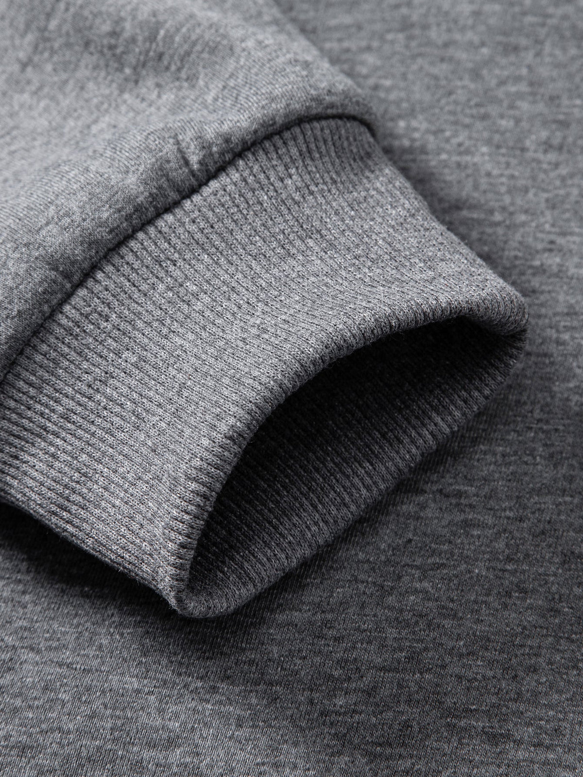 Mountain Print Teddy Fleece Lined Turtle Neck Sweatshirt