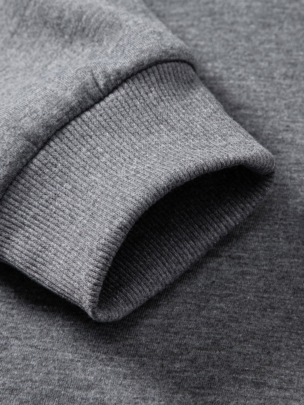 Mountain Print Teddy Fleece Lined Turtle Neck Sweatshirt