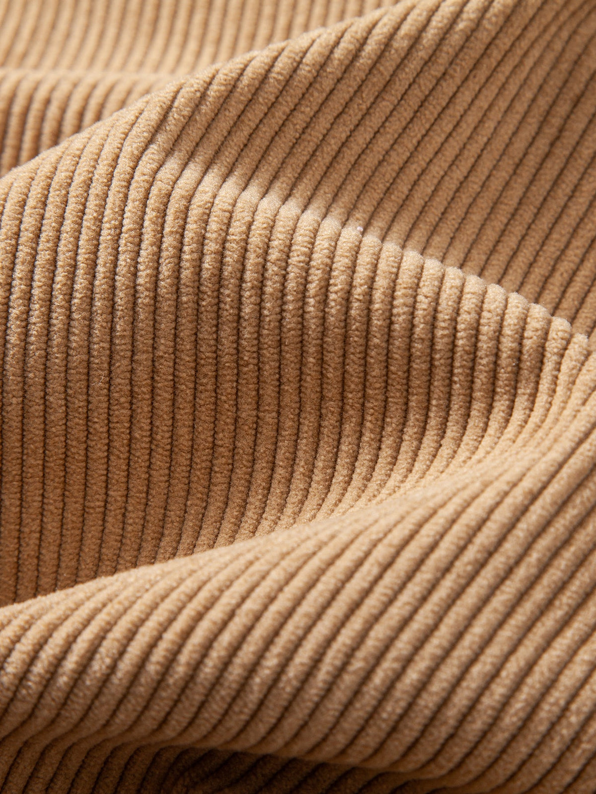 Pull à capuche et demi-zip en velours côtelé coupe décontractée