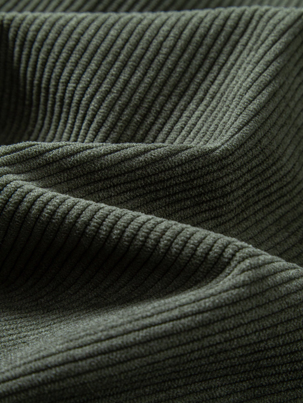 Quarter Zip Corduroy Raglan Sleeve Sweatshirt