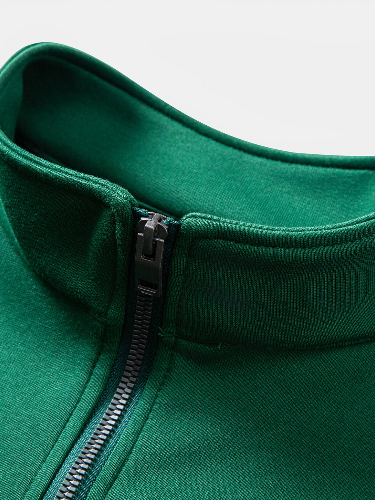 Relax Fit Men Print Quarter Zip Sweatshirt