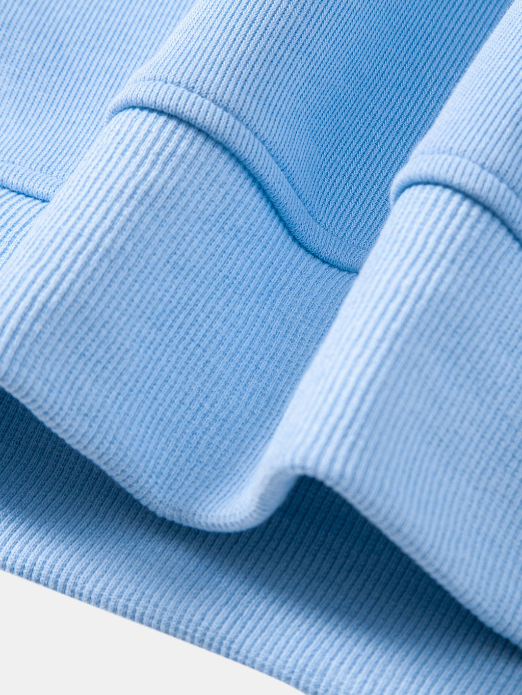 Solid Polo Collar Sweatshirt