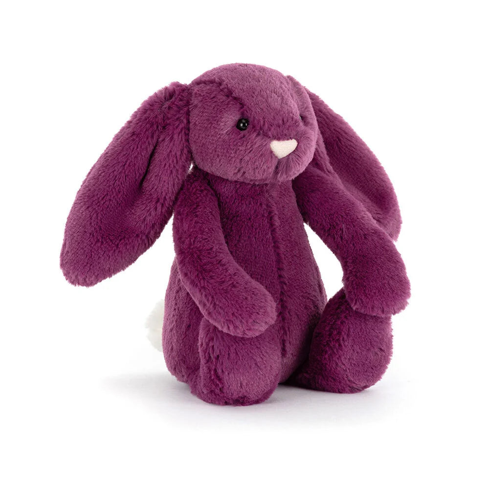 Lapin de Noël timide violet