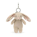 Breloque de sac lapin beige Blossom