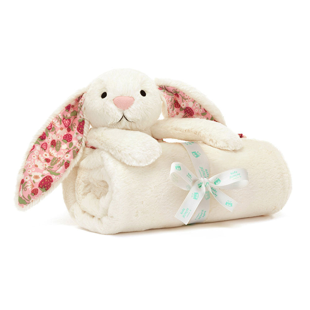 Blossom Cream 'Berry' Blankie