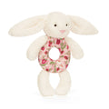 Hochet anneau lapin « Berry » Blossom Cream