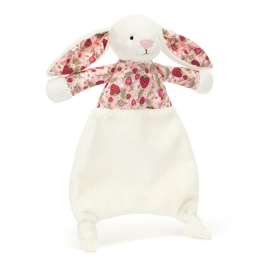 Manta de apego conejito 'Berry' Blossom Cream