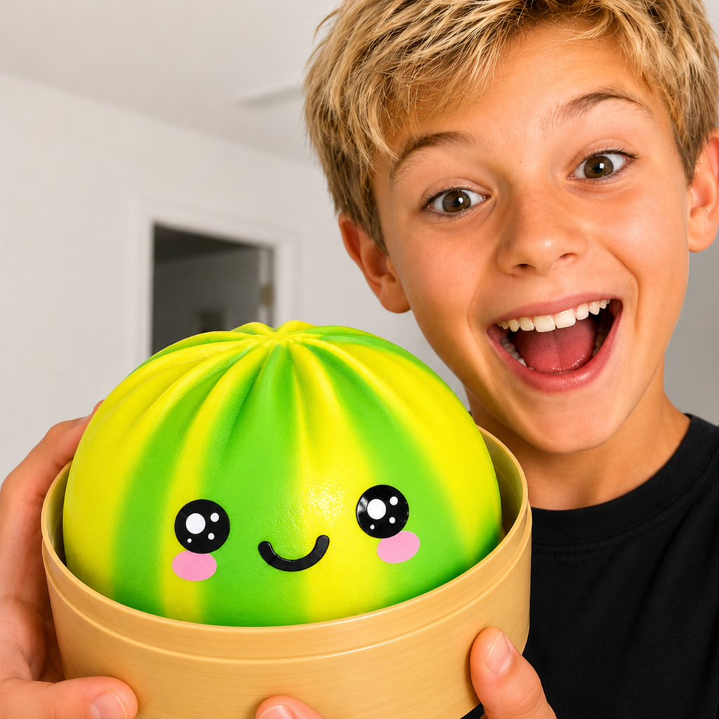 MEGA Mystery Viral Dumpling Squishy 16cm - Tie Dye