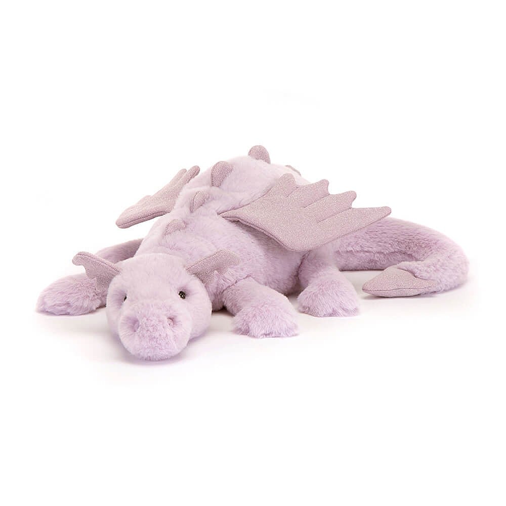 Dragón Lavanda Jellycat Pequeño 28cm