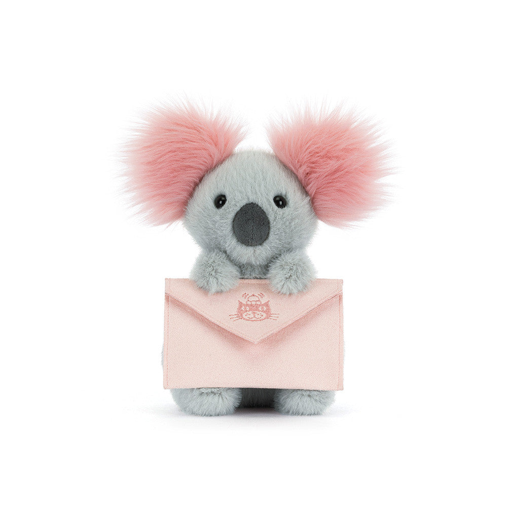 Koala Jellycat con mensaje 20 cm