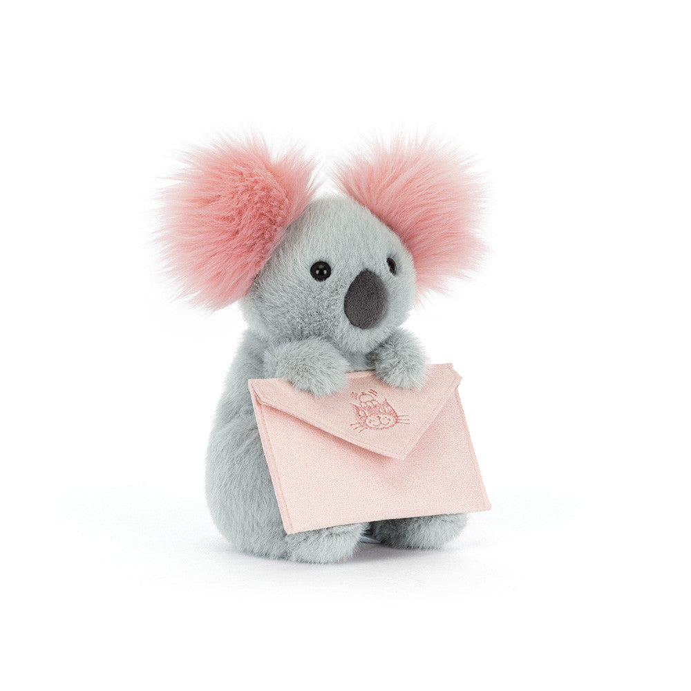Koala Jellycat con mensaje 20 cm