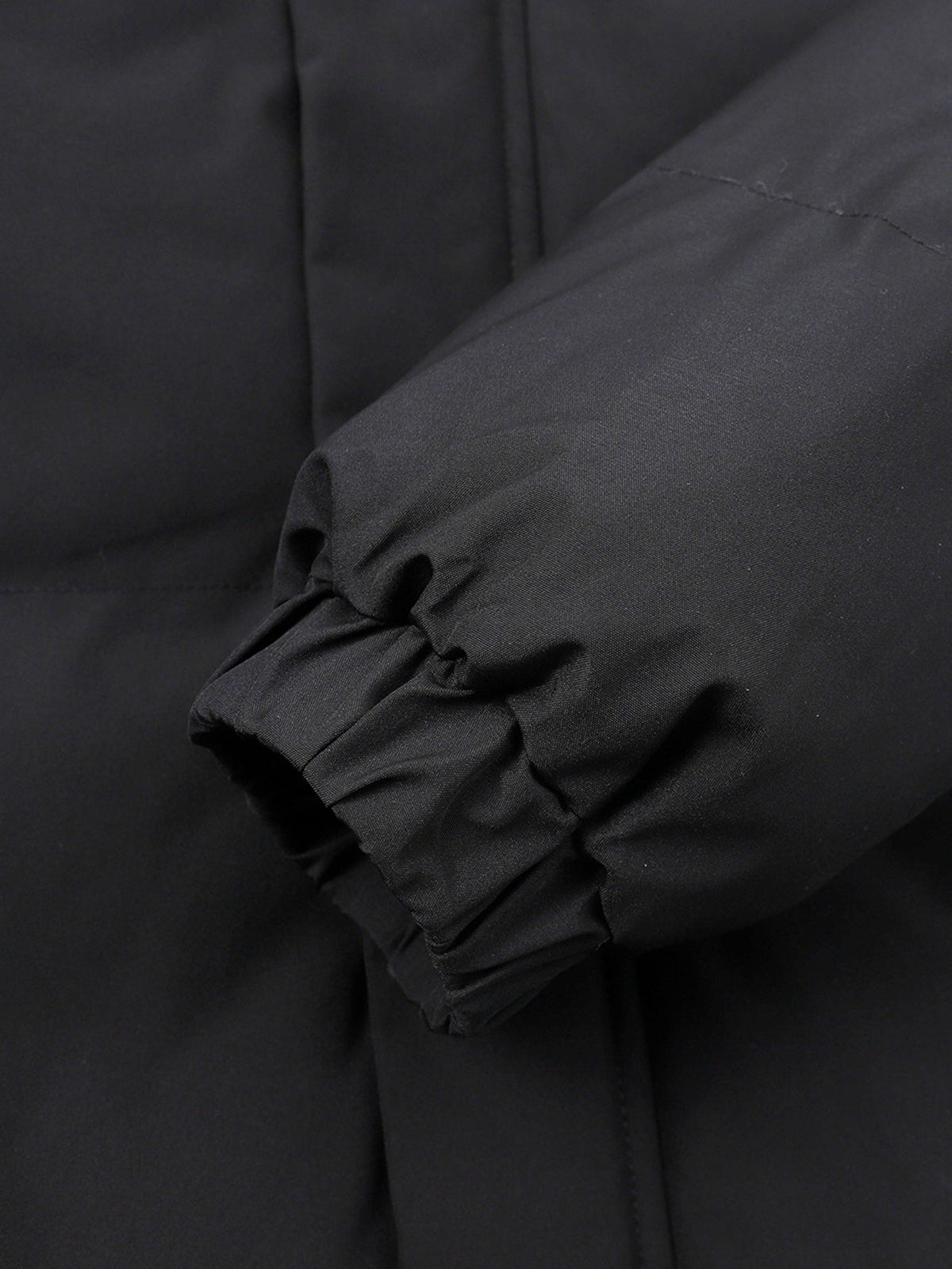 2 In 1 Contrast Hooded Puffer Coat