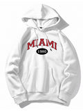 Sweat à capuche avec inscription Miami