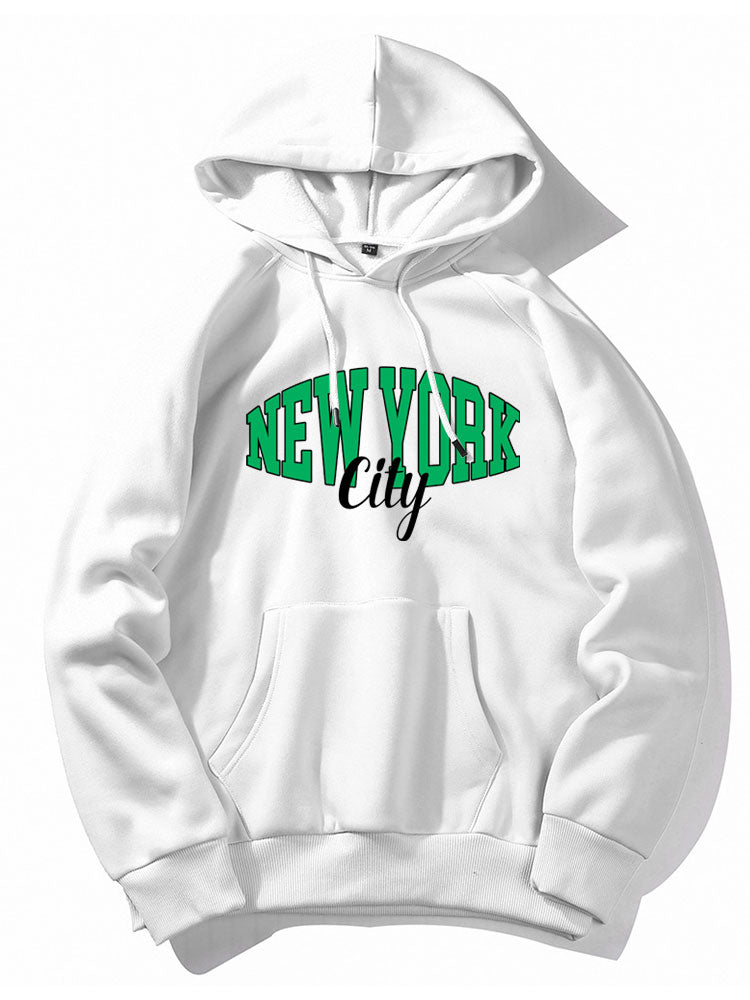 Sudaderas con letras estampadas de Nueva York