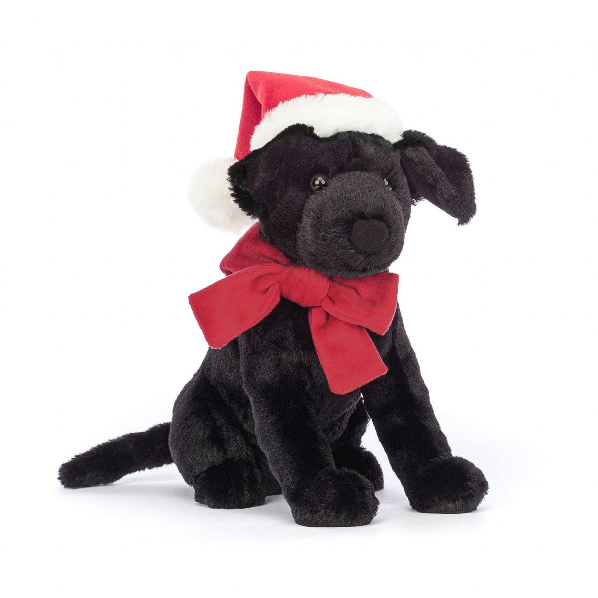 Jellycat Winter Warmer Labrador noir Pippa 22 cm